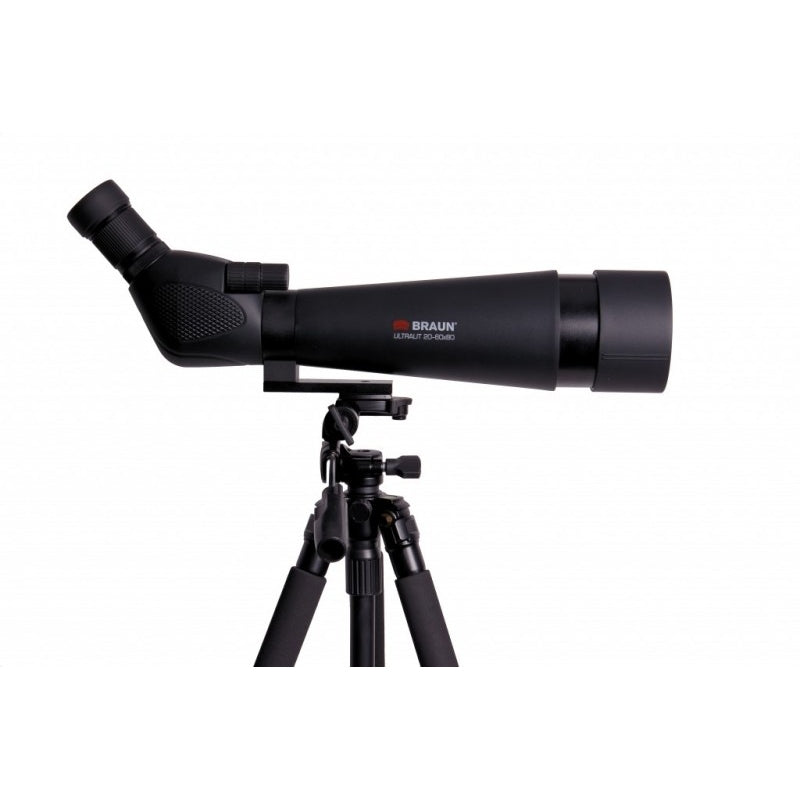 Braun 20–60 x 80mm Ultralit® Spotting Scope Tripod – Stealth