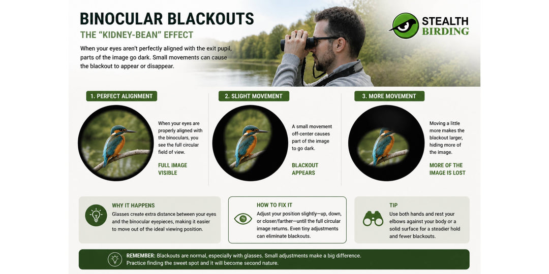 Using Binoculars with Glasses: How to Bird With Prescription Lenses
