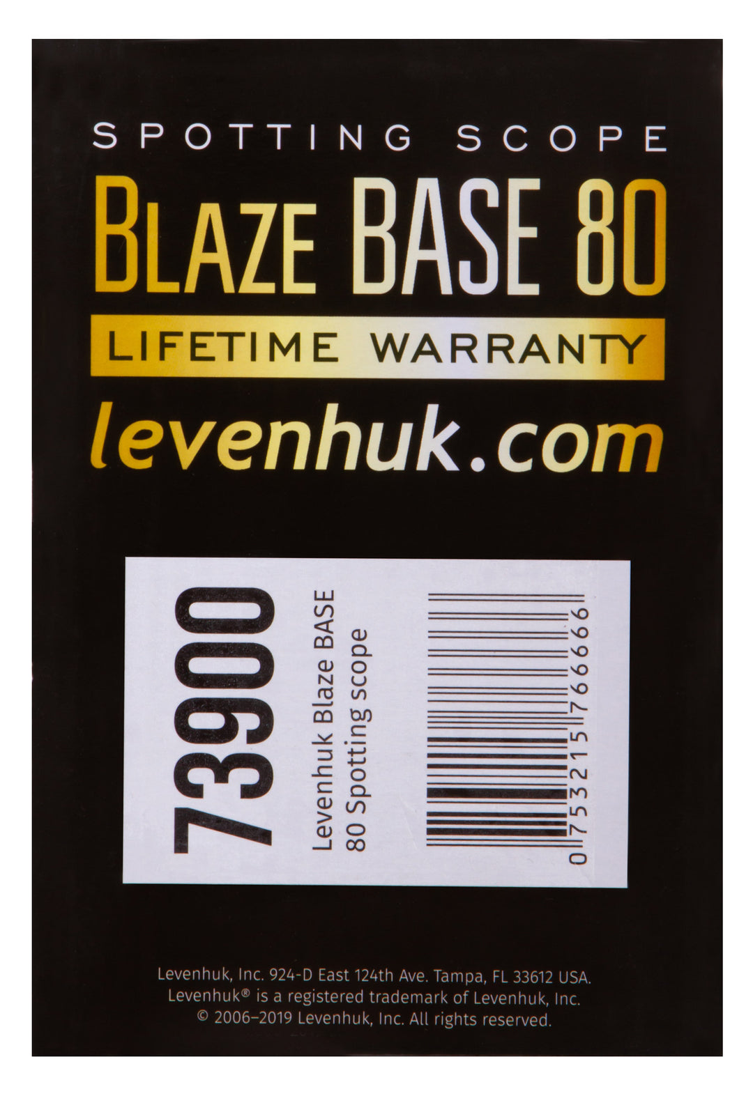 Levenhuk Blaze BASE 80 Spotting Scope