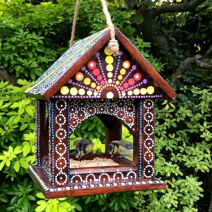 Artisan Hanging Bird Table - Bali Island Range