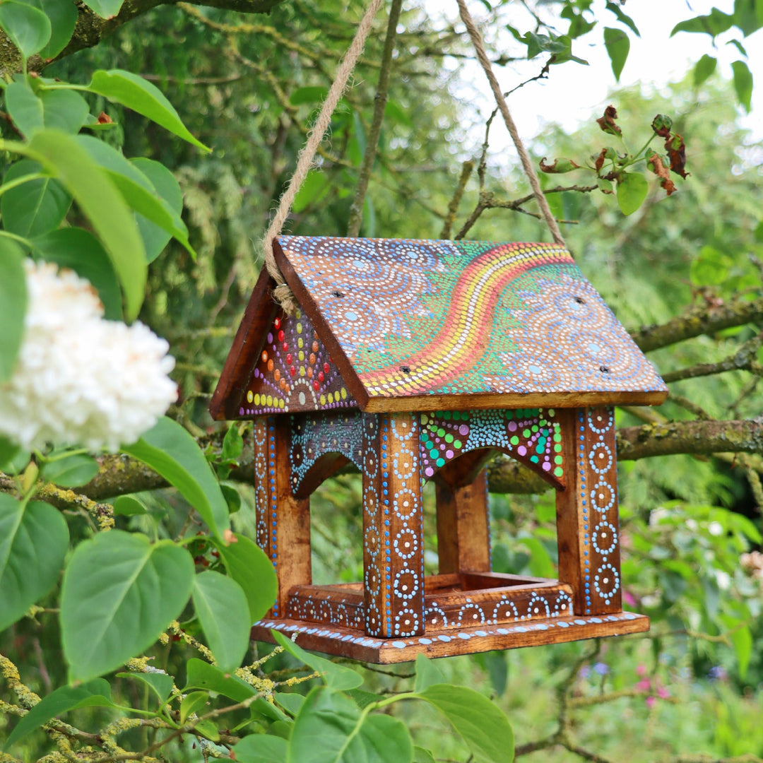 Artisan Hanging Bird Table - Bali Island Range