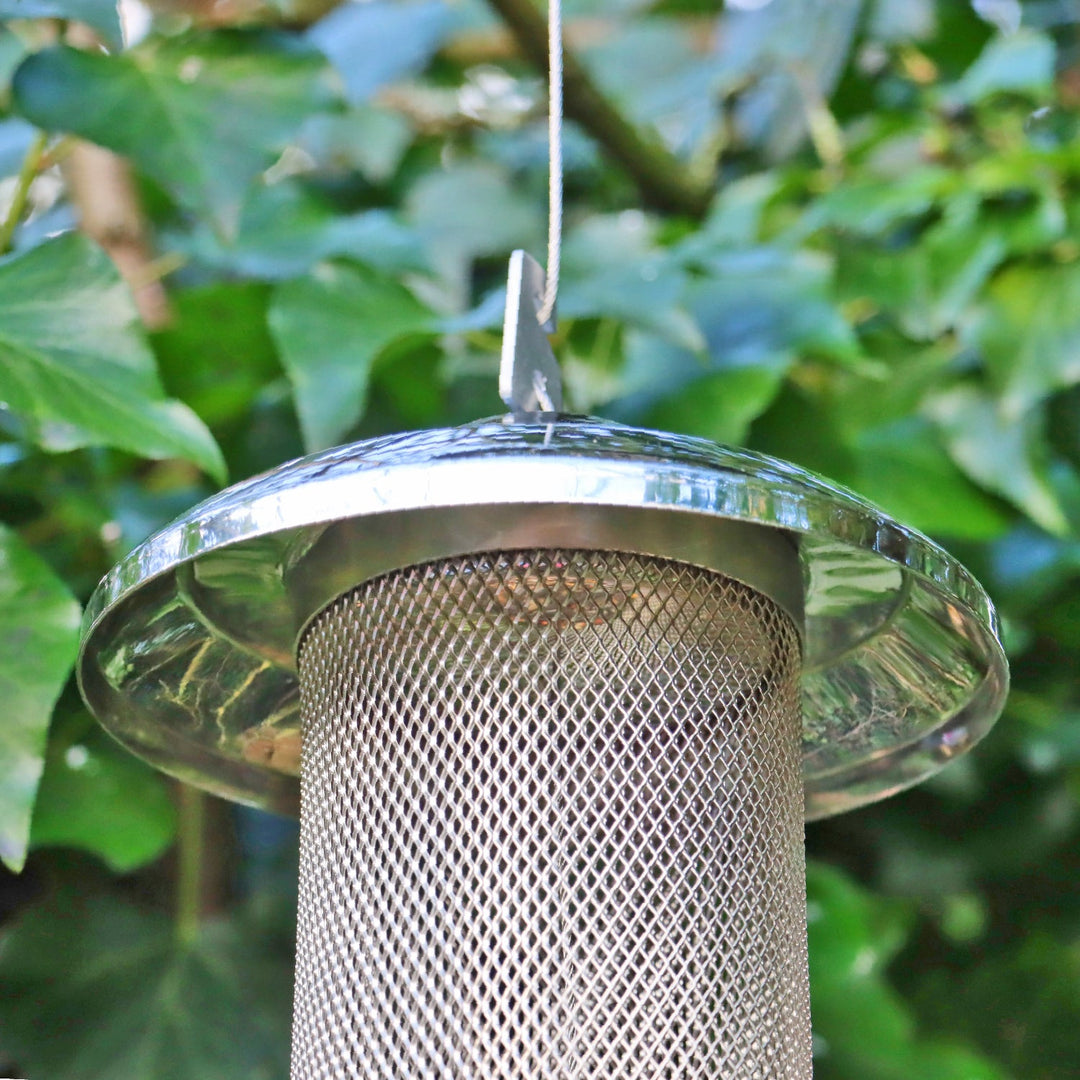 Stainless Steel Bird Feeder - Small