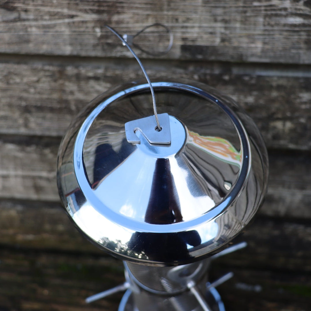 Stainless Steel Bird Feeder - Small