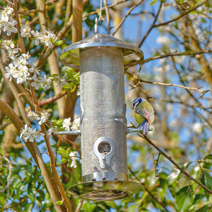 Stainless Steel Bird Feeder - Small