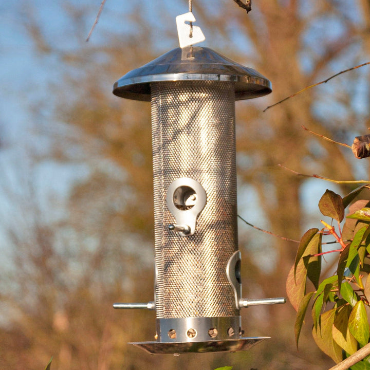 Stainless Steel Bird Feeder - Small