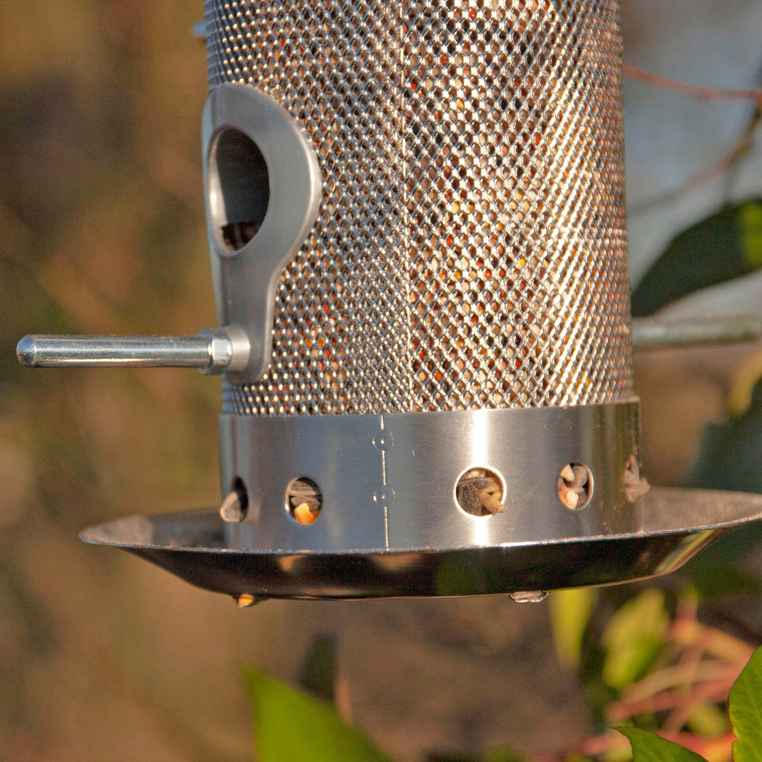 Stainless Steel Bird Feeder - Small