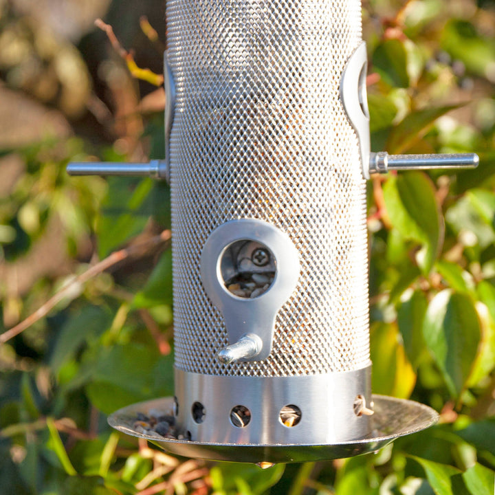 Stainless Steel Bird Feeder - Small