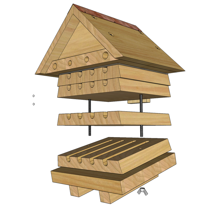 Interactive Solitary Bee Hive