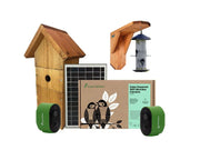 Solar Bird Box and Bird Feeder 2 Camera Garden Kit