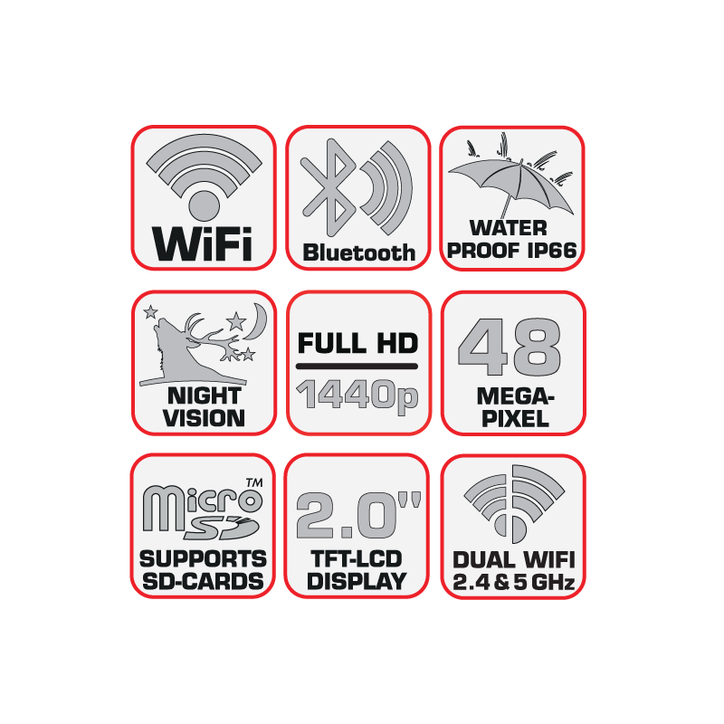 BRAUN Scouting Cam Black400 Dual WiFi Trail Camera
