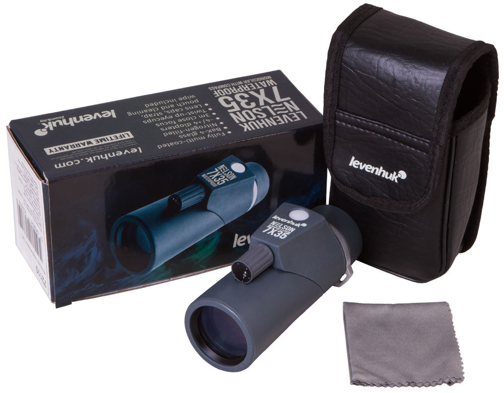 Levenhuk Nelson 7x35 Monocular with Reticle and Compass