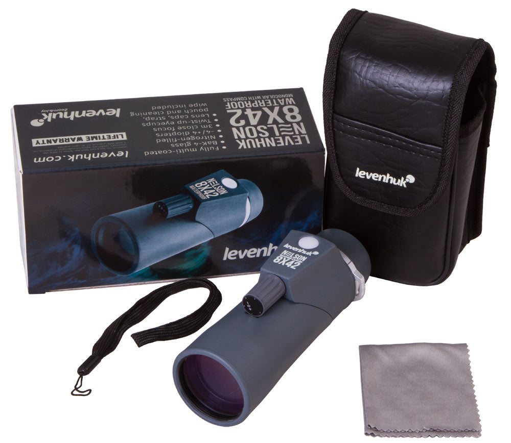Levenhuk Nelson 8x42 Monocular with Reticle and Compass