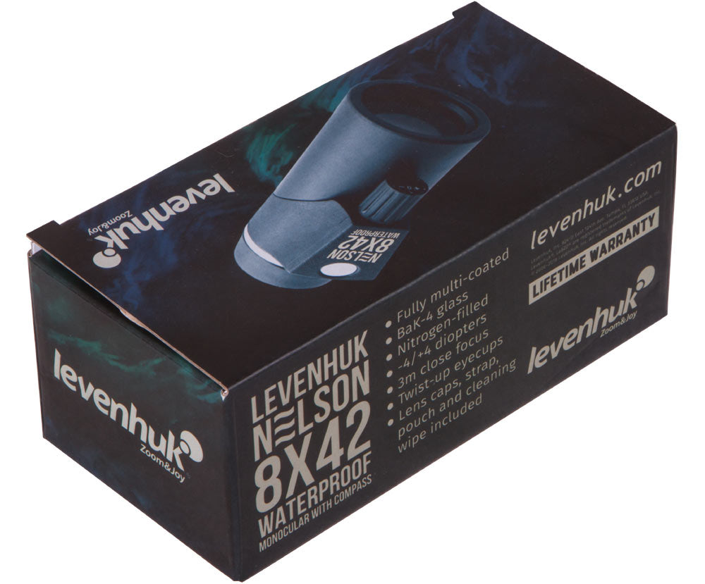 Levenhuk Nelson 8x42 Monocular with Reticle and Compass