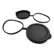 56mm Binocular/Monocular Objective Lens Caps Internal Diameter 64.4-67mm Rubber Cover Set for 8x56 10x56 Optics Black
