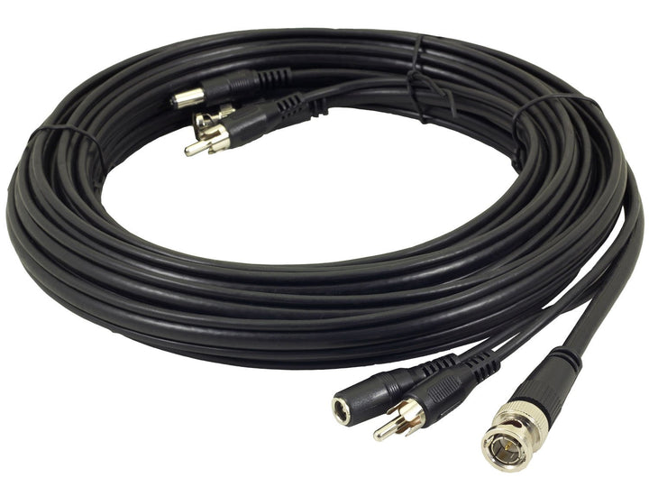 Pro RG59 Coaxial Cable BNC Video RCA Audio DC Power