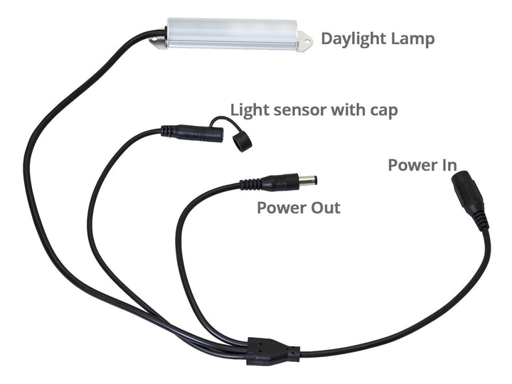 Daytime LED Lamp for Bird Boxes and Hedgehog Homes