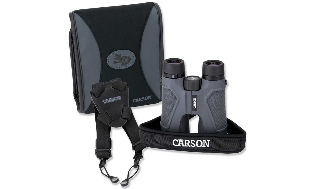 Carson 3D Series 10x50 Binoculars + Gift